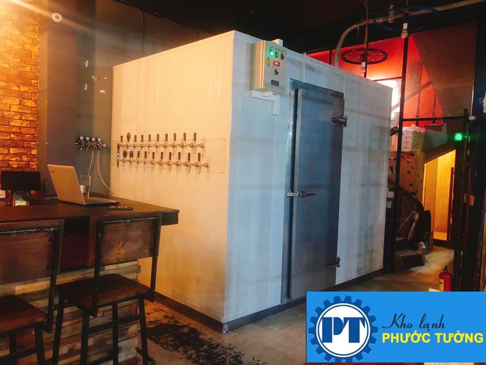 hình ảnh kho bia do cty Điện Lạnh Phước Tường Lắp đặt